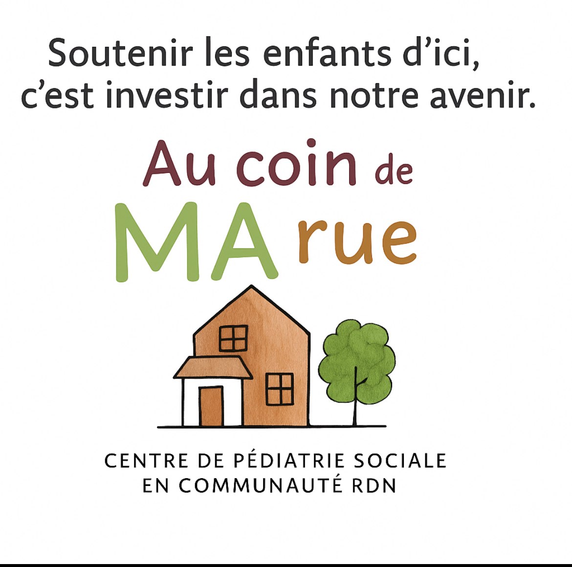 Logo du Centre de pediatrie sociale Au Coin de Ma Rue.